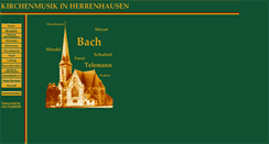 Desktop Screenshot of kirchenmusik-in-herrenhausen.de